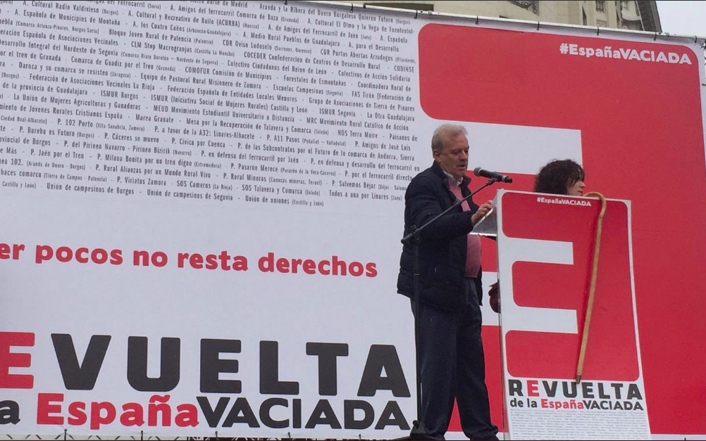 espanha, êxodo rural, despovoamento, manifestação, campo